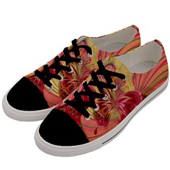 Arrangement Butterfly Aesthetics Men s Low Top Canvas Sneakers