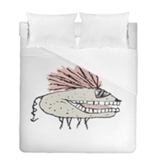 Monster Rat Hand Draw Illustration Duvet Cover Double Side (full/ Double Size) by dflcprints