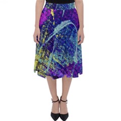 Ink Splash 01 Folding Skater Skirt by jumpercat