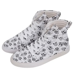 A Lot Of Skulls White Men s Hi-top Skate Sneakers by jumpercat