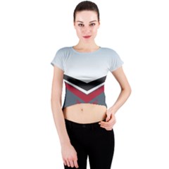 Modern Shapes Crew Neck Crop Top by jumpercat