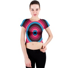 Oracle 02 Crew Neck Crop Top by jumpercat