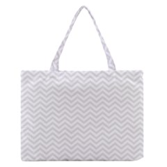 Light Chevron Zipper Medium Tote Bag by jumpercat
