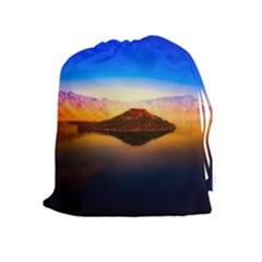 Crater Lake Oregon Mountains Drawstring Pouches (extra Large) by BangZart