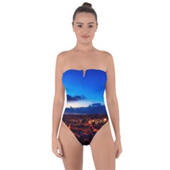 The Hague Netherlands City Urban Tie Back One Piece Swimsuit by BangZart