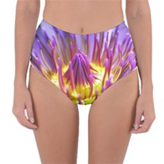 Flower Blossom Bloom Nature Reversible High-waist Bikini Bottoms