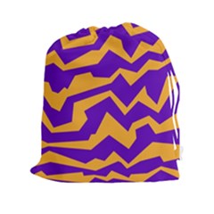 Polynoise Pumpkin Drawstring Pouches (xxl) by jumpercat