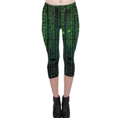 Matrix Communication Software Pc Capri Leggings  by BangZart