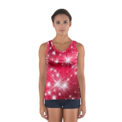 Christmas Star Advent Background Sport Tank Top  by BangZart