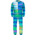 Wave Rainbow Bright Texture OnePiece Jumpsuit (Men)  View1