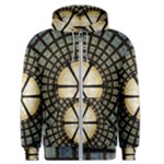 Stained Glass Colorful Glass Men s Zipper Hoodie