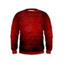 Red Grunge Texture Black Gradient Kids  Sweatshirt View1