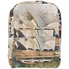 Sydney The Opera House Watercolor Full Print Backpack