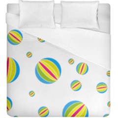 Balloon Ball District Colorful Duvet Cover (king Size)