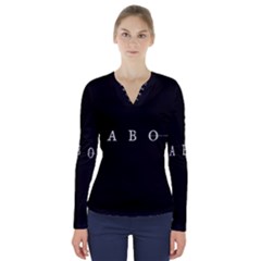 Taboo V-neck Long Sleeve Top