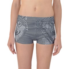 Wolf Forest Animals Boyleg Bikini Bottoms by BangZart