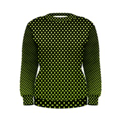 Pattern Halftone Background Dot Women s Sweatshirt by BangZart