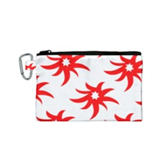 Star Figure Form Pattern Structure Canvas Cosmetic Bag (small)