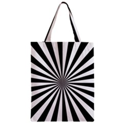 Rays Stripes Ray Laser Background Zipper Classic Tote Bag by Celenk