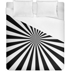 Rays Stripes Ray Laser Background Duvet Cover (california King Size) by Celenk