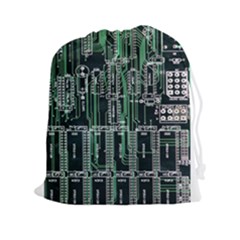 Printed Circuit Board Circuits Drawstring Pouches (xxl) by Celenk