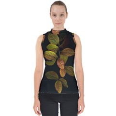 Autumn Leaves Foliage Shell Top