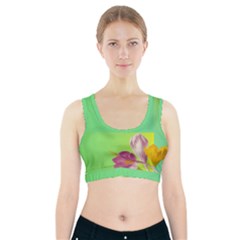 Background Homepage Blossom Bloom Sports Bra With Pocket