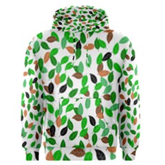 Leaves True Leaves Autumn Green Men s Pullover Hoodie by Celenk