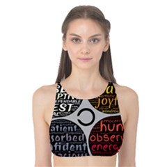 Person Character Characteristics Tank Bikini Top by Celenk