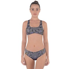 Bird Mandala Spirit Meditation Criss Cross Bikini Set by Celenk