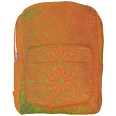 Background Paper Vintage Orange Full Print Backpack