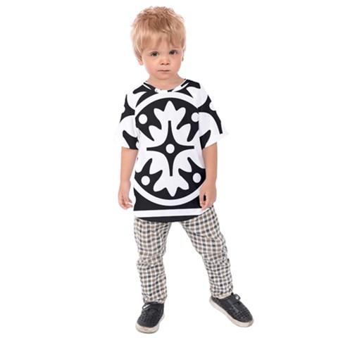 Mandala Pattern Mystical Kids Raglan Tee by Celenk