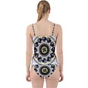 Mandala Geometric Design Pattern Cut Out Top Tankini Set View2