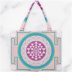 Mandala Design Arts Indian Mini Tote Bag by Celenk