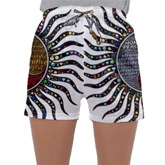 Whole Complete Human Qualities Sleepwear Shorts by Celenk