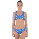 Emojis Hands Fingers Background Criss Cross Bikini Set View1