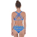 Emojis Hands Fingers Background Criss Cross Bikini Set View2