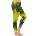 Christmas Star Fractal Symmetry Classic Winter Leggings View3