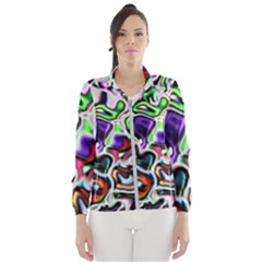 Background Texture Pattern Wind Breaker (women)