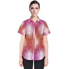 Background Texture Pattern 3d Women s Short Sleeve Shirt