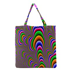 Fractal Background Pattern Color Grocery Tote Bag