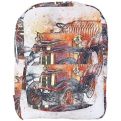 Car Old Car Art Abstract Full Print Backpack