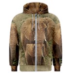 Elephant Animal Art Abstract Men s Zipper Hoodie