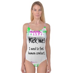 Kick Me! Camisole Leotard  by psychodeliciashop