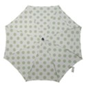 Green Dots Modern Pattern Paper Hook Handle Umbrellas (Medium) View1