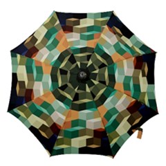 Art Design Color Pattern Creative 3d Hook Handle Umbrellas (medium) by Celenk