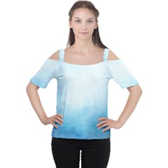 Ombre Cutout Shoulder Tee