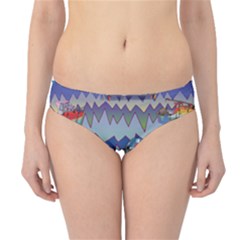 Zig Zag Boats Hipster Bikini Bottoms by CosmicEsoteric