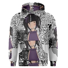 Dolly Girl In Purple Men s Pullover Hoodie by Valentinaart