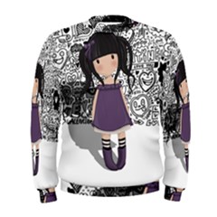 Dolly Girl In Purple Men s Sweatshirt by Valentinaart